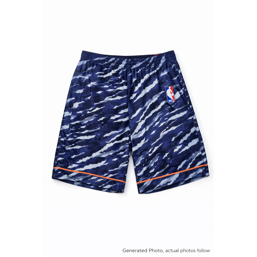 Basketball Mesh Shorts Blue Camo Drawstring Mens Athletic Small And1